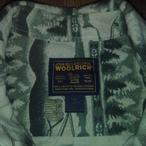 WOOLRICH Flannel Button Up Men's Shirt